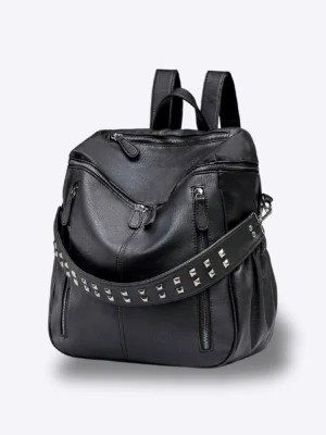 Women’s Multi-Color PU Leather Convertible Fashion Backpack