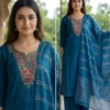 blue-kurti-set