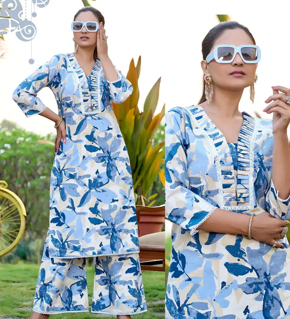 white-blue-hng-kurti