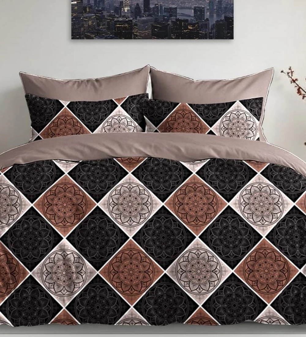brown-black-bedsheet