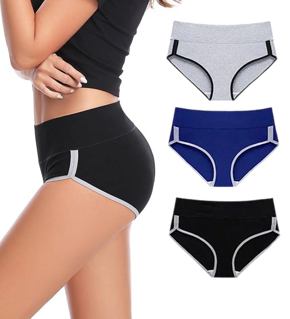 hipster panty black combo set