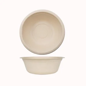 Eco-Friendly Disposable Bagasse Bowls – 350 ml, 25 Pack
