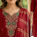 dark-red-kurti-set1